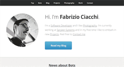 Desktop Screenshot of ciacchi.it